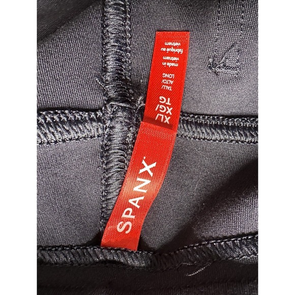 Spanx Pants‎ Womens XL  Black Leggings Ankle Pull On Cropped Capri Skinny - Picture 13 of 14